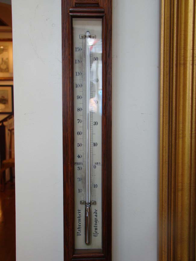 A Victorian Oak Cased Stick Barometer with Ivory Scales by William Callaghan & Co., London, circa 1875 — image 3